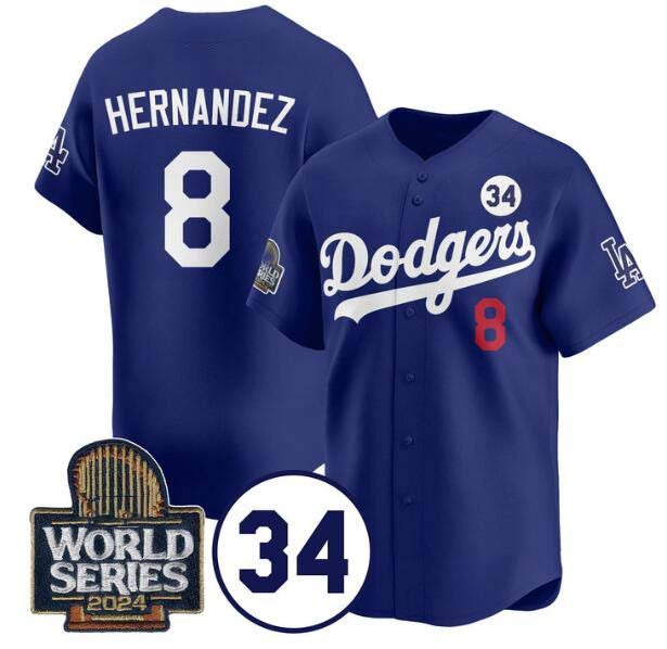 Custom #8 Royal LAD Baseball Shirt Top