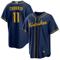 Custom #11 Navy MIL Baseball Shirt Top