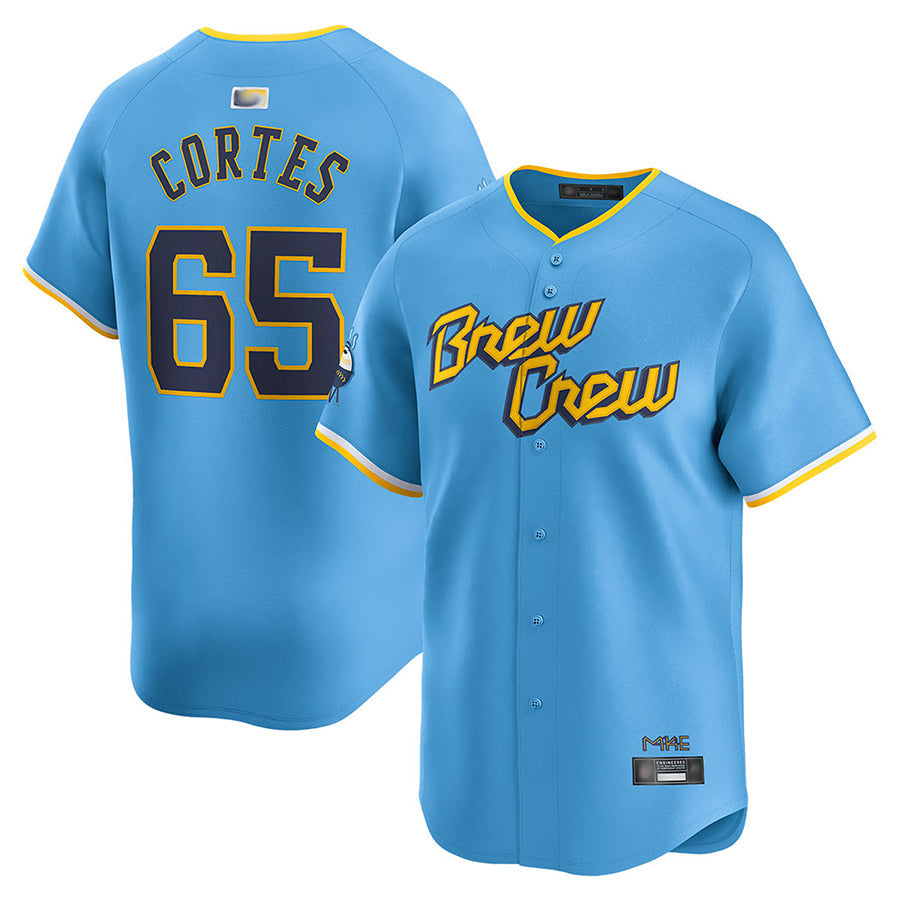 Custom #65 City Connect MIL Baseball Shirt Top