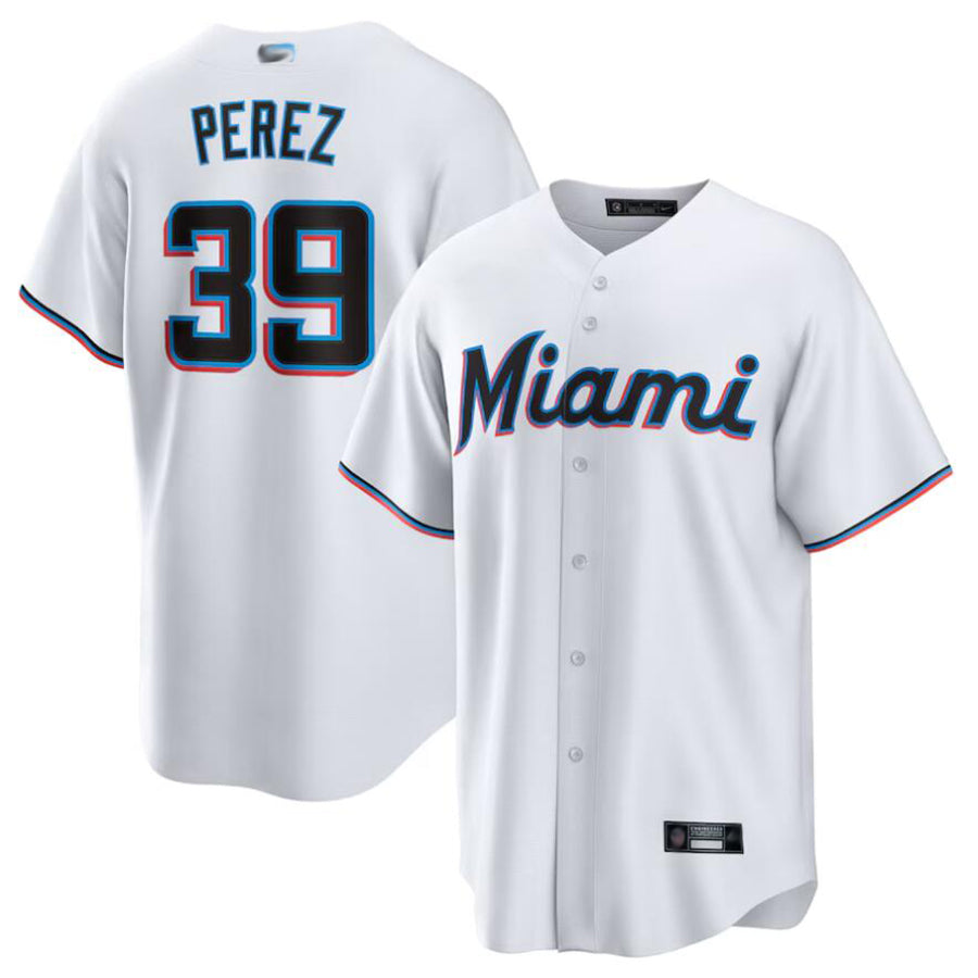 Custom #39 White MIA Baseball Shirt Top