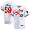 M.Twins #59 Jhoan Duran Player White Home Limited Baseball Jerseys