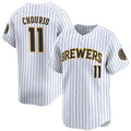 Custom #11 White MIL Baseball Shirt Top