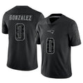 Custom #0 Black NE Football Shirt Top