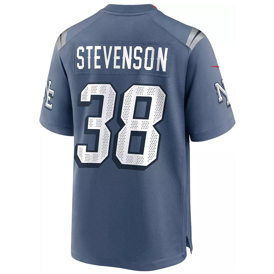 Custom #38 Blue NE Football Shirt Top