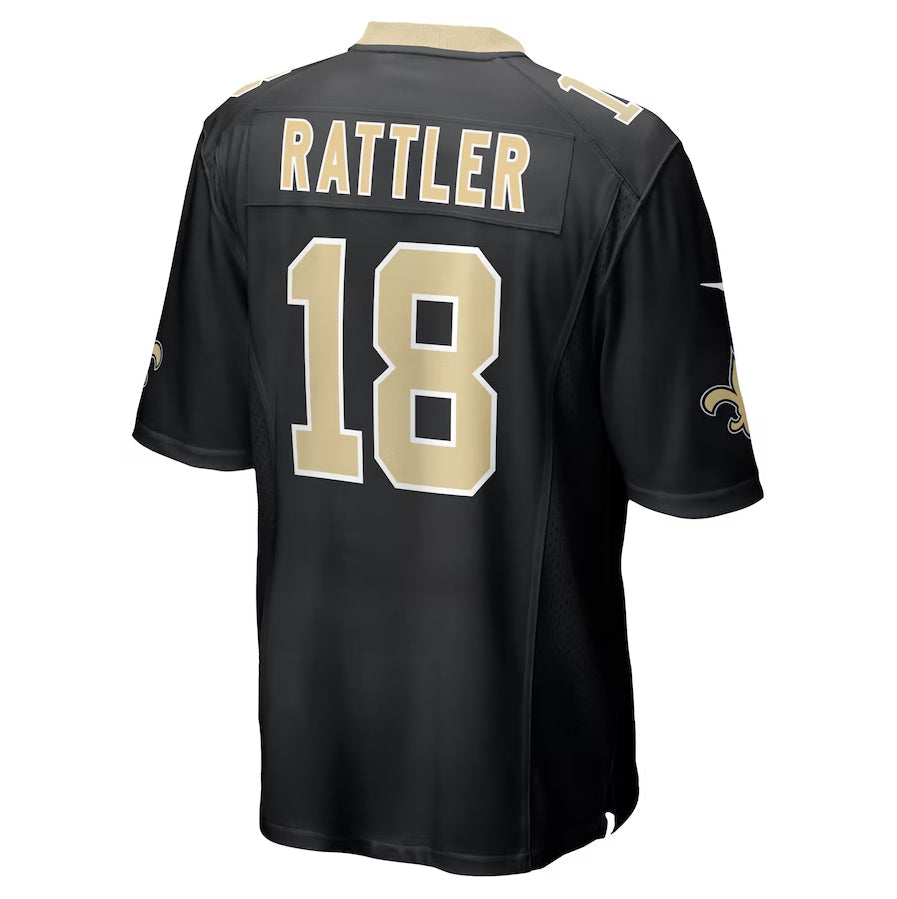 Custom #18 Black NO Football Shirt Top
