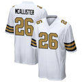 Custom #26 White NO Football Shirt Top