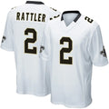 Custom #2 White NO Football Shirt Top