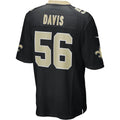 Custom #56 Black NO Football Shirt Top