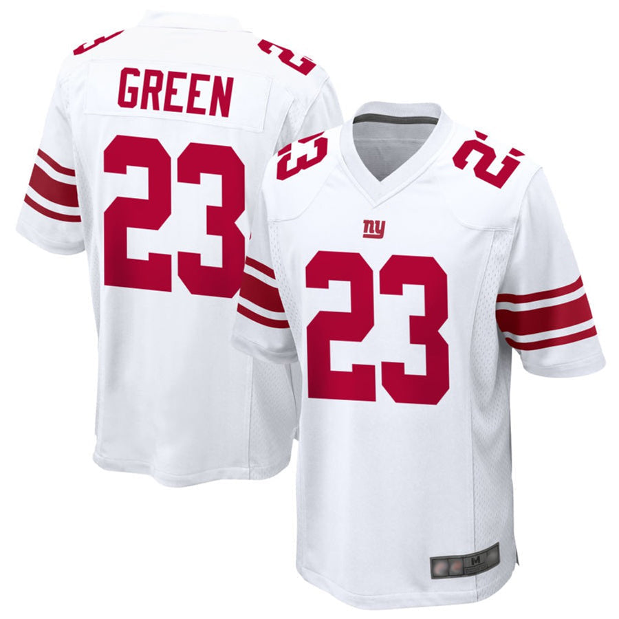 Custom #23 White NYG Football Shirt Top