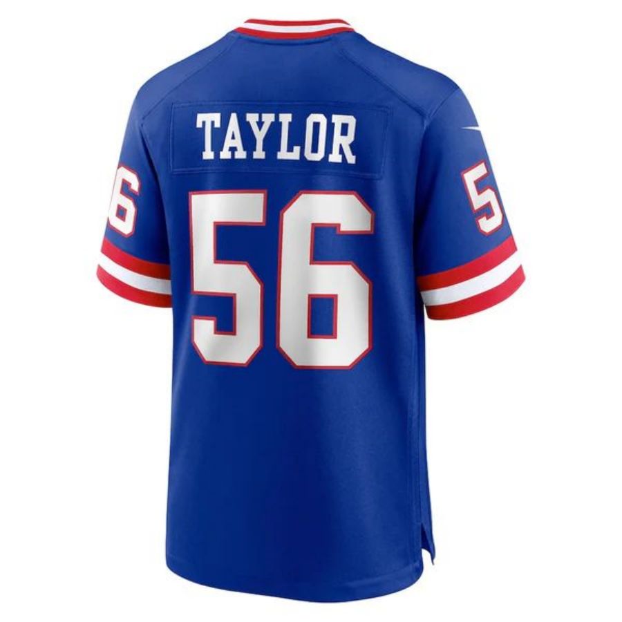 Custom #56 Royal NYG Football Shirt Top