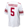Custom #5 White NYG Football Shirt Top
