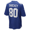 Custom #80 Royal NYG Football Shirt Top