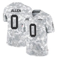 NY.Jets #0 Braelon Allen Player Arctic Camo Salute to Service Limited Football Jerseys