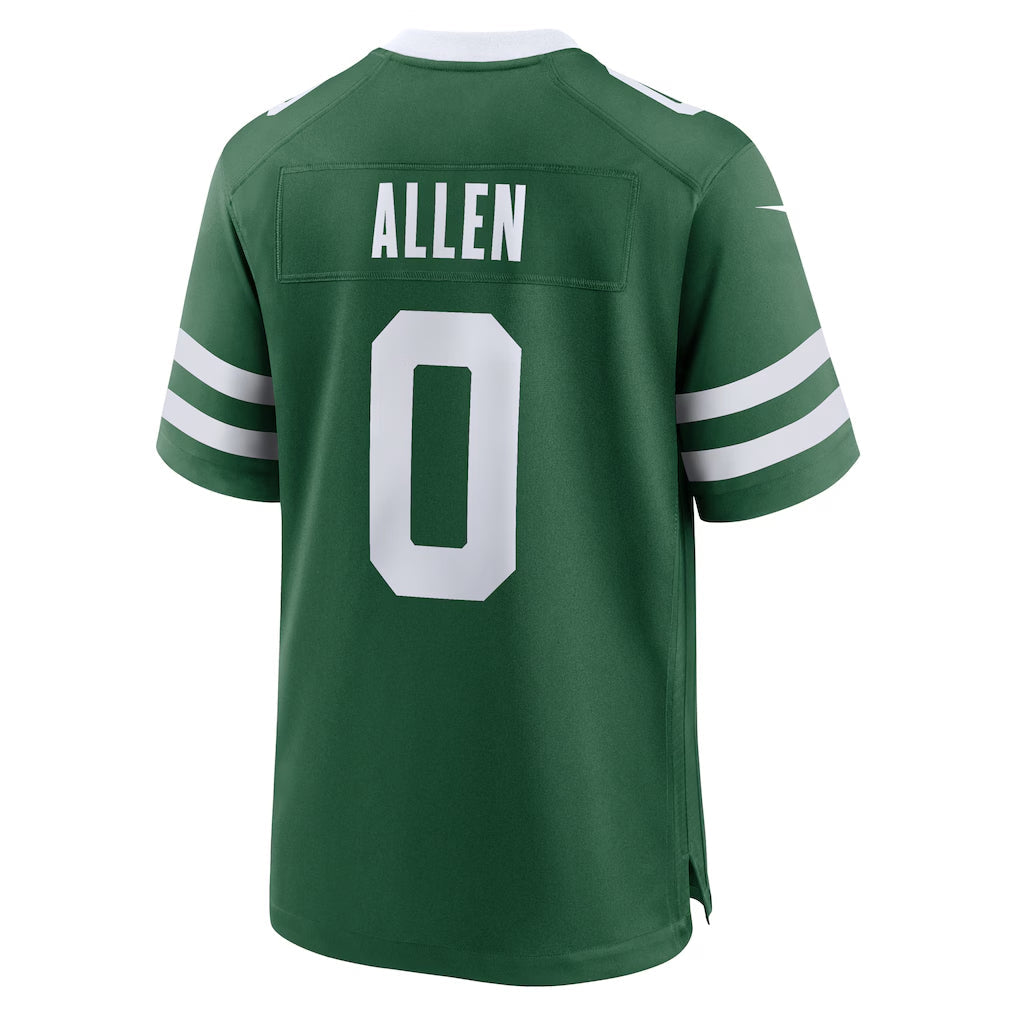 Custom #0 Green NYJ Football Shirt Top