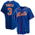 Custom #3 Royal NYM Baseball Shirt Top
