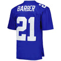 NY.Giants #21 Tiki Barber Mitchell & Ness Legacy Replica Player Jersey - Royal Stitched American Football Jerseys