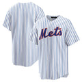 Custom NY.Mets White Home Blank Replica Jersey Baseball Jerseys