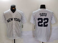 NY.Yankees #22 Juan Soto White Cool Base Stitched Baseball Jerseys Player Jersey
