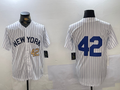NY.Yankees #42 Jackie Robinson Player White Game Jersey Cool Base Stitched Baseball Jerseys