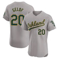 Athletics #20 Zack Gelof Player Gray Limited Home Baseball Jerseys