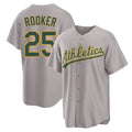 Athletics #25 Brent Rooker Gray Replica Away 2.0 Baseball Jerseys