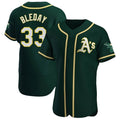 Custom #33 Green OAK Baseball Shirt Top
