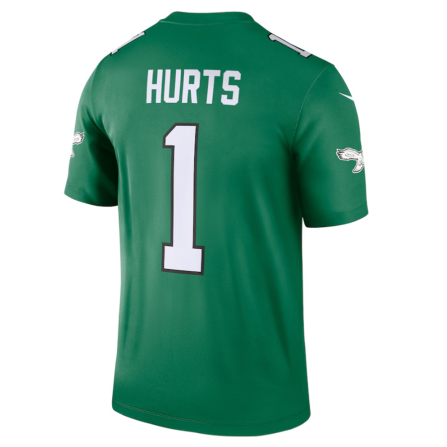 Custom #1 Green PHI Football Shirt Top