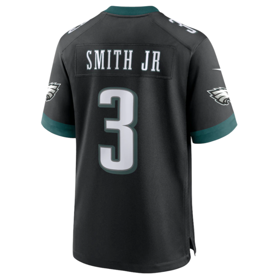 Custom #3 Black PHI Football Shirt Top
