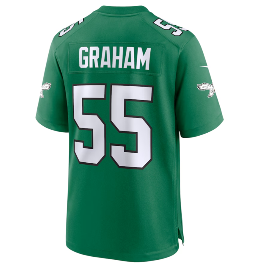 Custom #55 Green PHI Football Shirt Top