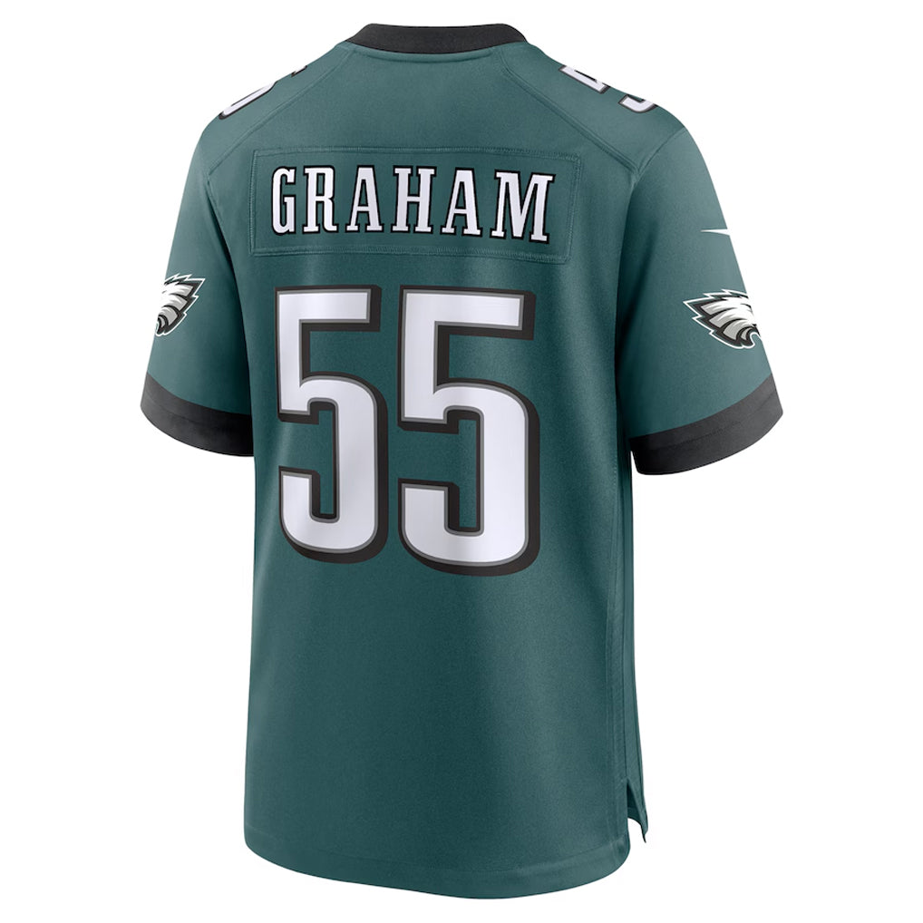 Custom #55 Green PHI Football Shirt Top