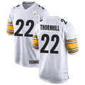 Custom #22 White PIT Football Shirt Top