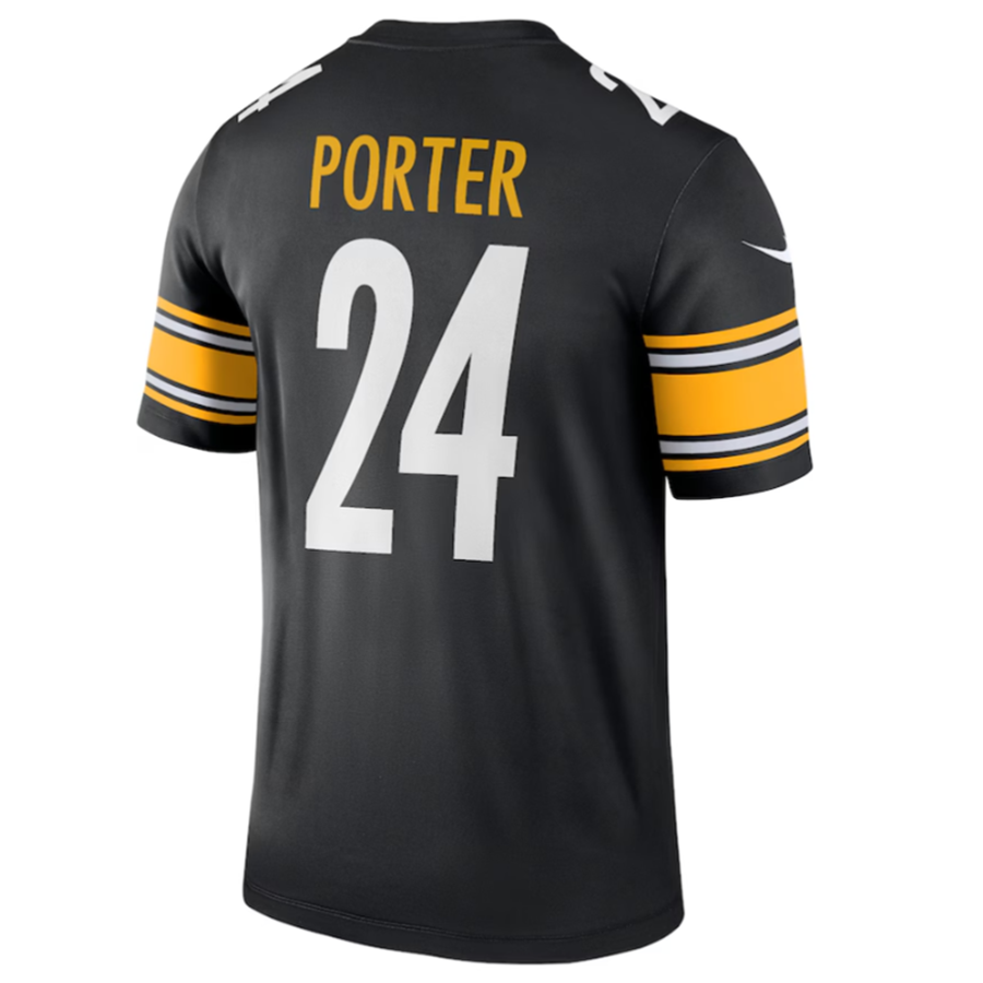 Custom #24 Black PIT Football Shirt Top