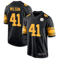 Custom #41 Black PIT Football Shirt Top