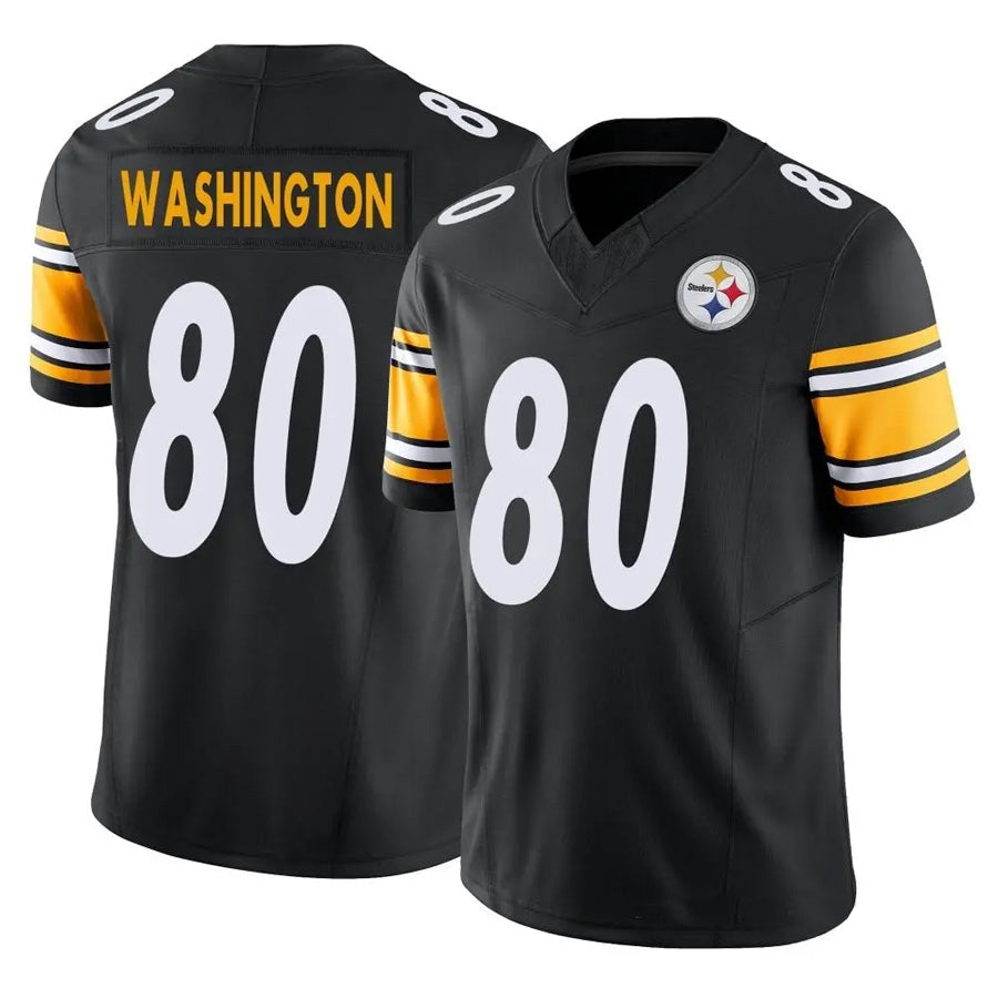 Custom #80 Black PIT Football Shirt Top