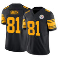 Custom #81 Black PIT Football Shirt Top