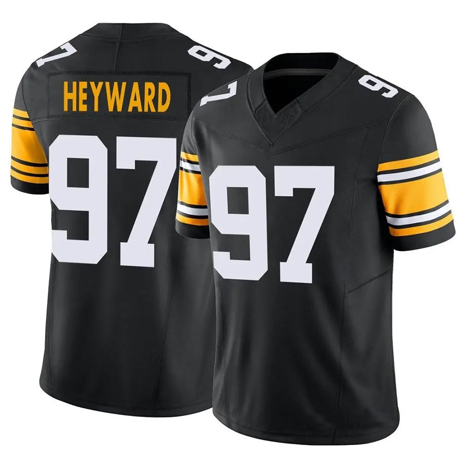 Custom #97 Black PIT Football Shirt Top
