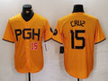 P.Pirates #15 Oneil Cruz Player Game Jersey Stitched Baseball Jerseys