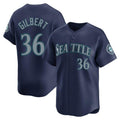 Custom #36 Navy City Connect SEA Baseball Shirt Top