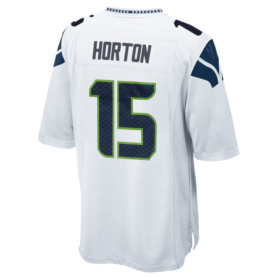Custom #15 White SEA Football Shirt Top