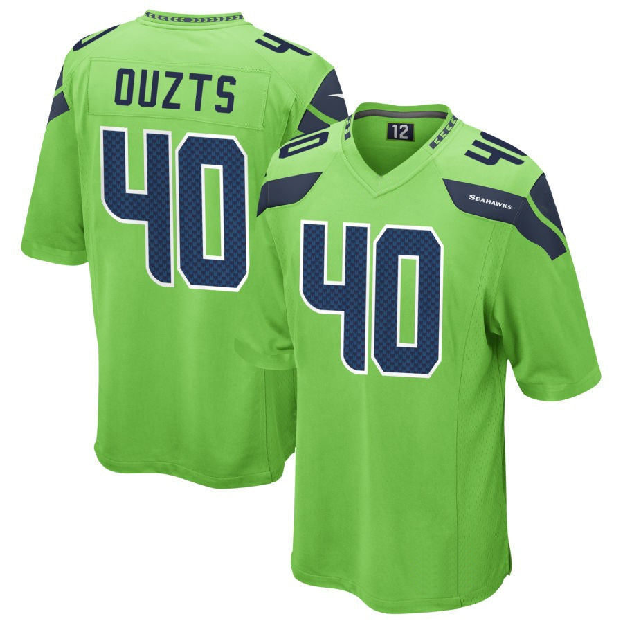 Custom #40 Green SEA Football Shirt Top