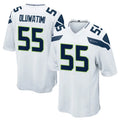 Custom #55 White SEA Football Shirt Top