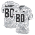S.Seahawks #80 Steve Largent Player Arctic Camo Salute to Service Limited Football Jerseys