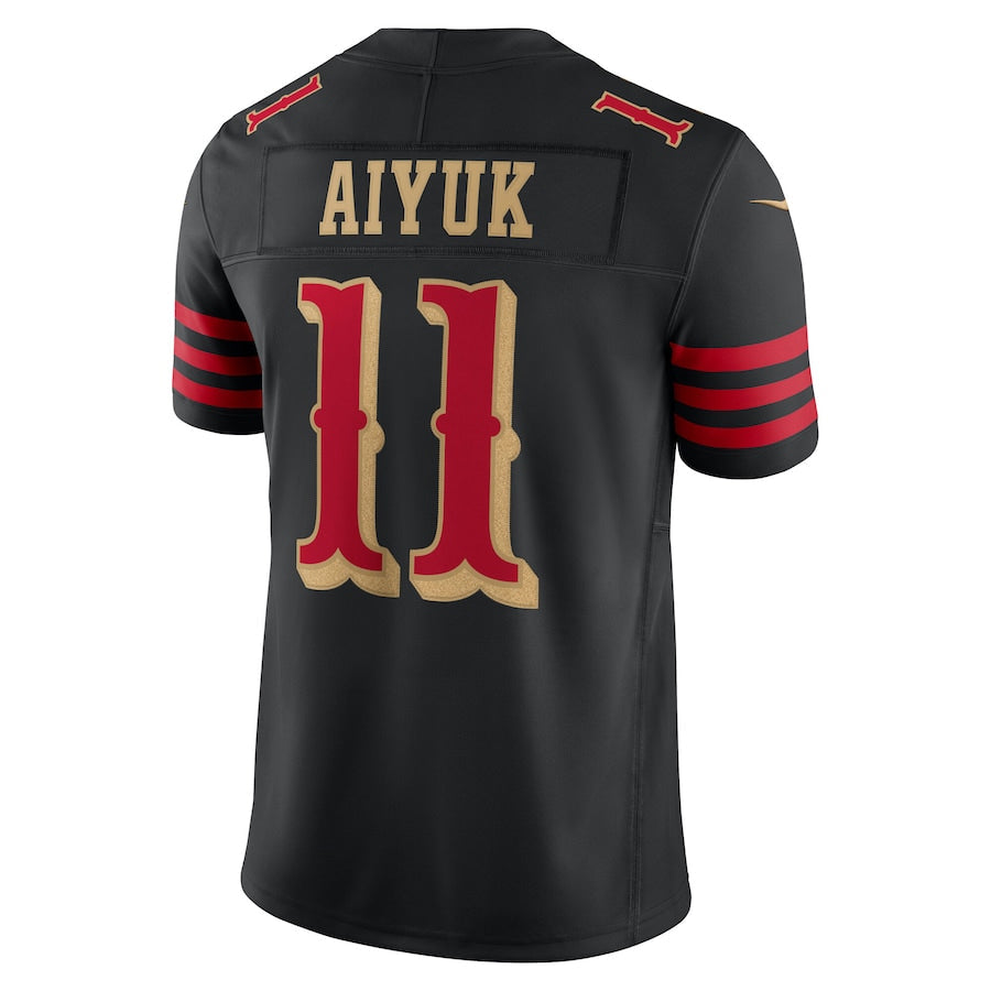 Custom #11 Black SF Football Shirt Top