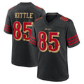 SF.49ers #85 George Kittle Player Rivalries Collection Black Game Football Jerseys