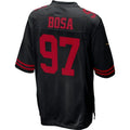 #97 Nick Bosa Player SF.49ers Black Fashion Game Football Jerseys