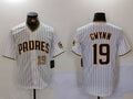 S.Diego Padres #19 Tony Gwynn White Stitched Cool Base Baseball Jerseys Player Jersey