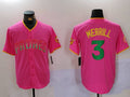 S.Diego Padres #3 Jackson Merrill Pink Player Fashion Baseball Jerseys