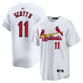Custom #11 White STL Baseball Shirt Top