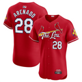 Custom #28 Red City Connect STL Baseball Shirt Top