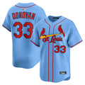 Custom #33 Light Blue STL Baseball Shirt Top